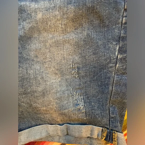 Time and Tru denim Bermuda shorts size 14 - Picture 2 of 7